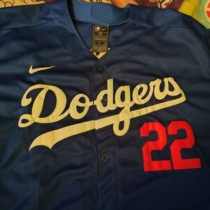Nike Dodgers Blue Jersey,& Blue New Era Snapback ( Talk To Me Nice 🙂) Firm $$